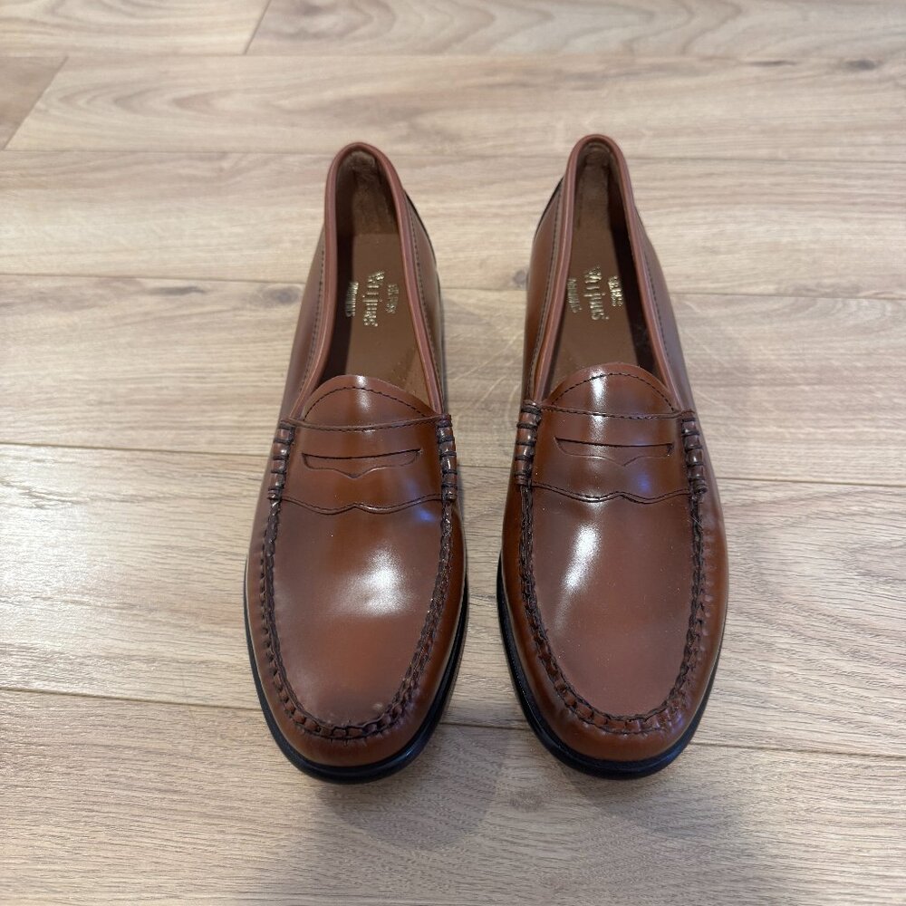 New GH Bass Whitney Weejuns Penny Loafer | Cognac Brown | Size 10